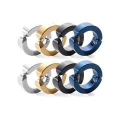 【新品】 フェイクピアス メンズ イヤーカフ メンズ イヤリング メンズ レディース ノンホールピアス 穴開け不要 ピアス (マルチカラー) iya13 0