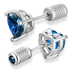 【新品】 [DuoDiner]ピアス つけっぱなし 誕生石 ピアス レディース ハートサージカルステンレス 金属アレルギー対応 誕生日プレゼント (5mm, 3月)