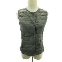 ユニクロ UNIQLO 美品 ウルトラライトダウンジャケット カーキ S