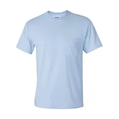 ギルダン メンズ トップス Tシャツ コットン Gildan Ultra Cotton PocketShirt Light Blue ブルー