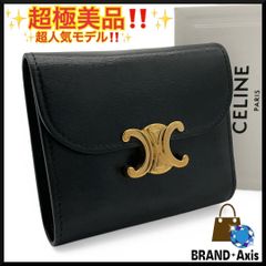 極美品✨CELINE トリオンフ コンパクト 三つ折り ウォレット 財布 S30 