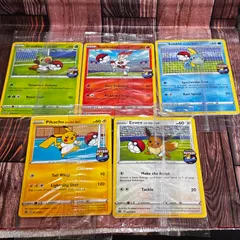 イギリス限定 5枚セットPikachu on the Ball プロモ