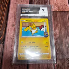 Pikachu on the Ball  001/005　プロモ　英語版　海外限定　ACE鑑定9.0