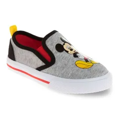 ディズニー レディース シューズ スニーカー Disneys Mickey Mouse Toddler Boys SlipOn Shoes Gray グレーのサムネイル