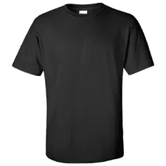ギルダン メンズ トップス Tシャツ コットン Gildan Mens Ultra Cotton Short Sleeve TShirt Black ブラック