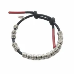 トーガ TOGA メタル装飾ブレスレット 黒 ブラック シルバー色のサムネイル