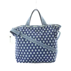 レスポートサック LesportSAC × レゾリヴァード LESOLIVADES トートバッグ ショルダーバッグ 2way ネイビー 総柄 /RI ■OS