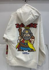 SAPEur ビックリマン コラボ パーカー Lサイズ 黒 - メルカリ