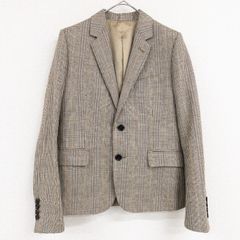 ◎CELINE セリーヌ テーラードジャケット グレンチェック チェック柄 