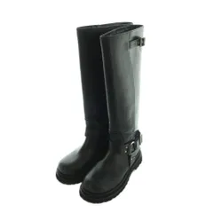 アメリヴィンテージ Ameri VINTAGE 25AW SIDE WAVE BUCKLE LONG BOOTS ロングブーツ M 23.5-24.0cm 黒 0125212880960 /MI ■OSのサムネイル