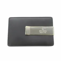 グッチ GUCCI マネークリップ カードケース 黒 ブラック 030・2118・1580 /AN6 ■OHのサムネイル