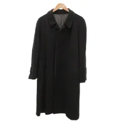 クリスチャンディオール Christian Dior ヴィンテージ ステンカラーコート バルマカーン カシミヤ ロング メルトン M 黒 ブラック /JS ■ECG003のサムネイル