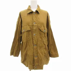 ジョンブル JOHNBULL ムラチノビックトラッカージャケット 七分袖 カツラギ織り F 茶 ブラウン AL906SHK /GV ■GY12のサムネイル