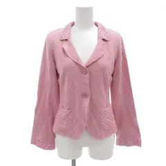 ミラショーン mila schon 美品 ニットジャケット 40 シルク レース ピンク /AE ■GY06のサムネイル