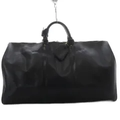 ルイヴィトン LOUIS VUITTON エピ キーポル50 ボストンバッグ ハンドバッグ レザー ブラック 南京錠付き M42962 /YO25 ■OH 