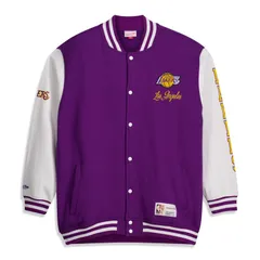 ミッチェルネス メンズ アウター ジャケット・ブルゾン トール Mens Mitchell Ness Purple Los Angeles Lakers Big Tall Hardwood Classのサムネイル