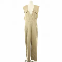ヒューマンウーマン HUMAN WOMAN 20AW ラブサテンオールインワン 綿麻スラブサテンコンビネゾン M ベージュ 077-1140300 /ORのサムネイル