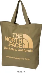 ザ・ノース・フェイス THE NORTH FACE アウトドア オーガニックコットントート メンズ レディース バッグ 手提げかばん 通学 買い物 お出かけ ショッピング 綿100 キャンプ フェス レジャー 普段使い  NM8 MM ミリタリーオリーブ×ハニ