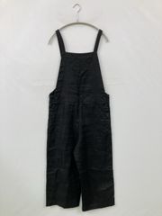 BEAUTY&YOUTH UNITED ARROWS ビューティアンドユースユナイテッドアローズ サロペット/オーバーオール S ブラック クロップド・半端丈 リネン・麻