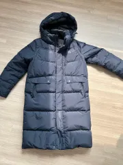 MILLET ミレー ユニセックス ダウンジャケット ロング丈 ネイビー