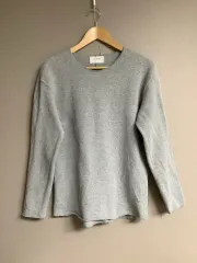 レディース グレー 長袖 Tシャツ Freeサイズ