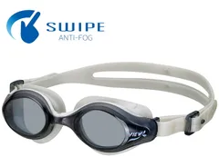 ビュー VIEW スイミング ビューフラウ スイミングゴーグル レディース ウィメンズ 女性 水泳 スイム スワイプ アンチフォグ UVカット やわらか素材 らくらくストラップ フィットネス  V820SA BK ブラック