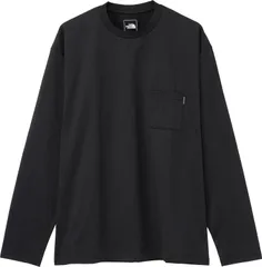 ザ・ノース・フェイス THE NORTH FACE アウトドア ロングスリーブエアリーポケットティー メンズ レディース 長袖 Tシャツ ロンT トップス 無地 シンプル 夏 普段着 お出かけ 胸ポケット付き  NT32630 K ブラック