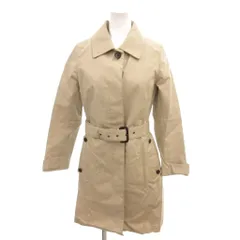 23区 オンワード樫山 美品 ステンカラーコート 38 ベージュ 無地 ベルト付き ミドル ハーフ丈 /HW ■ECC001
