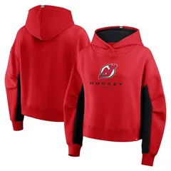 ファナティクス レディース トップス Tシャツ ジャージー パーカー Womens Fanatics Red New Jersey Devils Back Check Boxy Hoodie Nhl Red レッド
