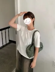 M バオン コットン ラウンド 半袖T アイボリー