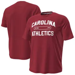 アンダーアーマー メンズ トップス Tシャツ Mens Under Armour Garnet South Carolina Gamecocksideline KnockoutShirt Scred レッド