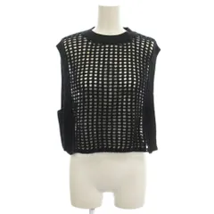 ハイク HYKE CROCHETED CROPPED VEST メッシュ ベスト ノースリーブ F 黒 ブラック 241-11362 /☆Gのサムネイル