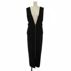 グリーンレーベルリラクシング ユナイテッドアローズ green label relaxing ジャンパースカート ワンピース ロング F 黒 3626-676-3356-1500 /BM