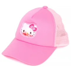 ハローキティ キッズメッシュキャップ 帽子 UV対策 かわいい 子ども キッズ 女の子 サンリオ sanrio キャラクター