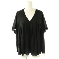 レペット Repetto プリーツTシャツ カットソー 半袖 S ブラック /DF ■OS ■SHのサムネイル