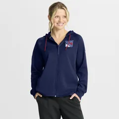 ファナティクス レディース アウター ジャケット・ブルゾン パーカー Womens Fanatics Navy New York Rangers Authentic Pro Rink Raglan FullZip Hoodie Ranavy ネイビー