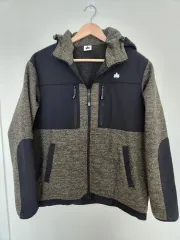 メンズ LOGOS ロゴ フード ジップアップ ジャケット