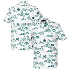 레인 스푸너 남성 탑스 티셔츠 폴로 셔츠 Mens Reyn Spooner White New York Jets Pua Performance Game Day Polo Jet