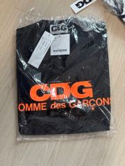 COMME des GARCONS コム・デ・ギャルソン CDG LINE ブラック Tシャツ 半袖 S