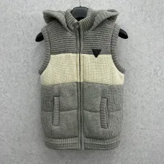 85 GUESS レディース ニット ウェルロン ダウンベスト