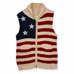 トミーヒルフィガー 星条旗 ニット ベスト