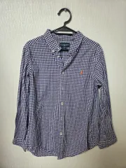 ポロ ラルフローレン チェック シャツ L (14-16)
