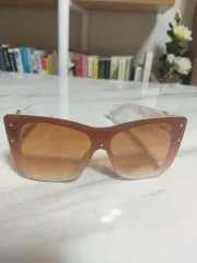 ブラウン/ベージュ グラデーション ファッション サングラス