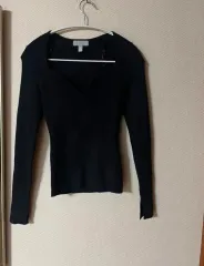 新品) H&M 黒 Tシャツ S