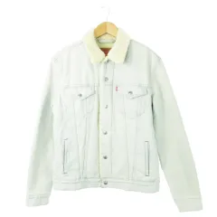 リーバイス Levi's ランチコート ジャケット デニム Gジャン ジージャン ボア 防寒 M 青 ブルー ケミカル /CK1 ■GY01のサムネイル