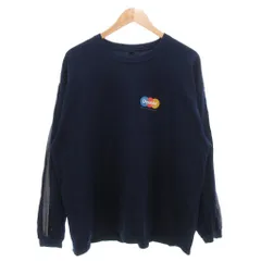 ダブレット doublet ×ウィズム レインメーカー WISM RAIN MAKER T-SHIRT Tシャツ 長袖 ロンT M クルーネック ロゴ バックプリント 紺 ネイビー /GV ■GY03のサムネイル