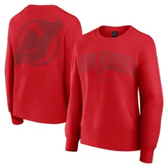 ファナティクス レディース トップス Tシャツ スウェット ジャージー Womens Fanatics Red New Jersey Devils Elements Flow Pullover Sweatshirt Nhl Red レッド