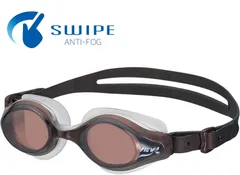 ビュー VIEW スイミング ビューフラウ スイミングゴーグル レディース ウィメンズ 女性 水泳 スイム スワイプ アンチフォグ UVカット やわらか素材 らくらくストラップ フィットネス  V820SA BR ブラウン