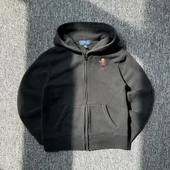 ポロラルフローレン ベア 起毛 フードジップアップ