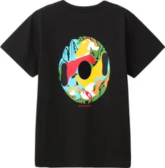 ザ・ノース・フェイス THE NORTH FACE アウトドア ショートスリーブイーエスサーキュレーションティー レディース Tシャツ 半袖 シンプル 吸汗速乾 静電防止 UVガード グラフィック   NTW32584 K ブラック